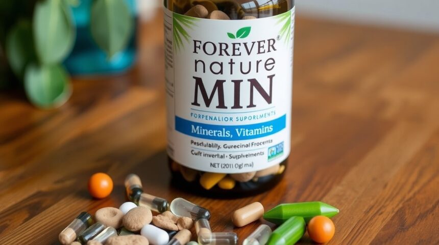Prírodné minerály a vitamíny v balení Forever Nature Min