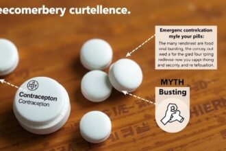 Obrázok núdzovej antikoncepcie a mylných predstáv o nej.