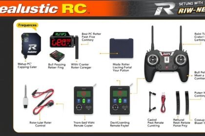 RC ovládače a príslušenstvo pre začiatočníkov.