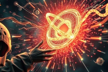 Záhadný magnetizmus: ruka dotýkajúca sa magnetického pole.