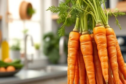 Mrkva s bohatými vlákninami podporuje trávenie