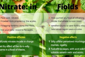 Nitrates in food: positive and negative effects on health