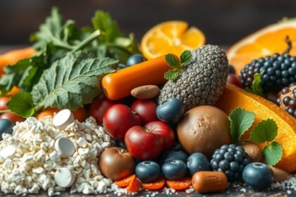 Zdravé potraviny, vitamíny a minerály pre lepší životný štýl.