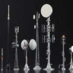 Rôzne typy antén využívané v telekomunikáciách