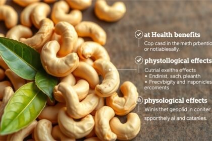 Kešu oriešky bohaté na zdravé tuky a minerály na drevenej doske.