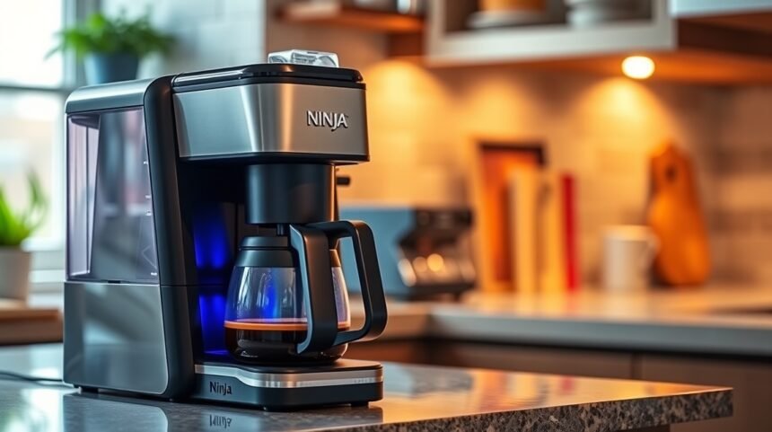 Kávovar Ninja Hot and Cold Brew pripravuje čerstvú kávu