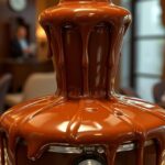 Dokonalá čokoládová fontána s tekutou čokoládou