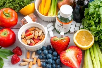 Zdravé potraviny a vitamíny na podporu zdravia