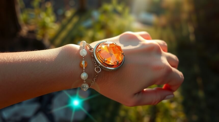 Náramok Napkö na ruke s energetickými vlastnosťami