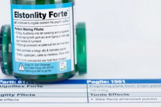 Obal lieku Algoflex Forte s varovaním o vedľajších účinkoch