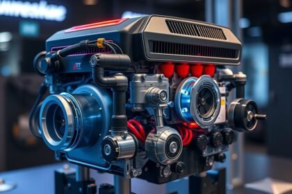 Detail moderného motora s technológiou Valvetronic