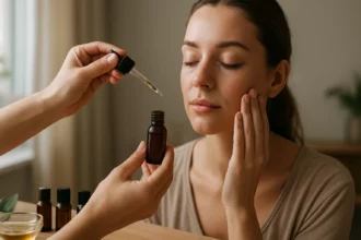 Aplikácia esenciálneho oleja na pleť pre jej starostlivosť a oživenie