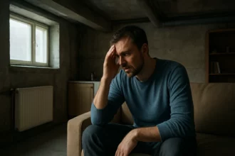 Muž v suterénnom byte s obavami o vlhkosť a izoláciu.