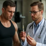 Diskusia o anabolických steroidoch medzi športovcom a lekárom