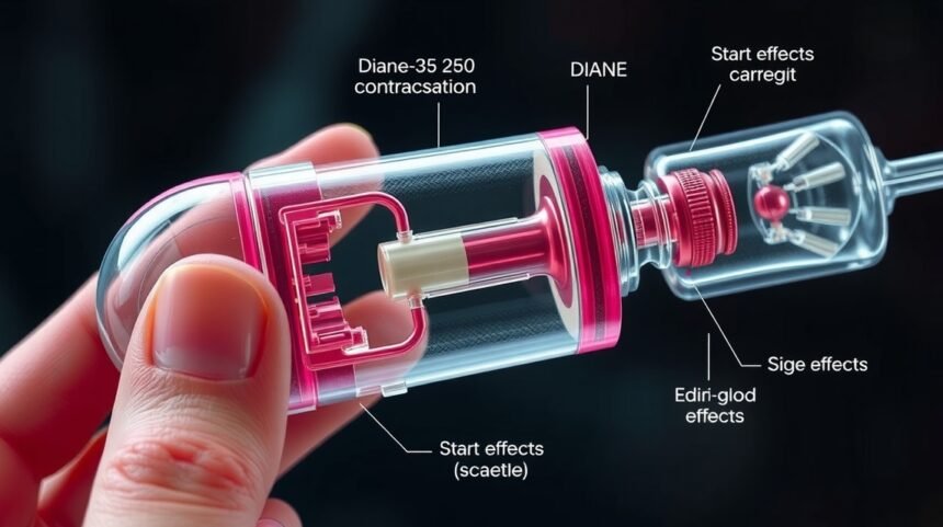 Antikoncepčný prostriedok Diane 35 s označením účinkov