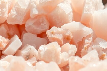 Himalájska soľ bohatá na minerály v prírodnom prostredí