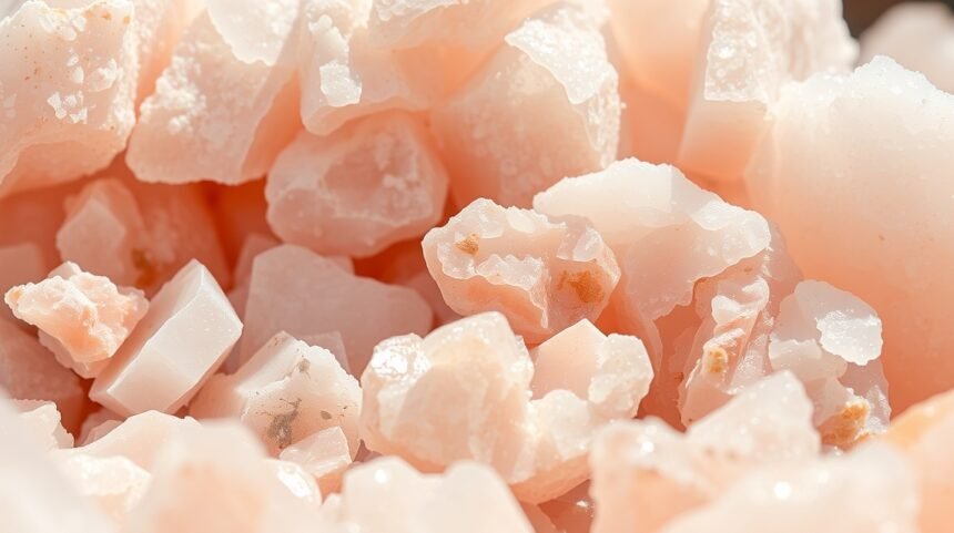 Himalájska soľ bohatá na minerály v prírodnom prostredí