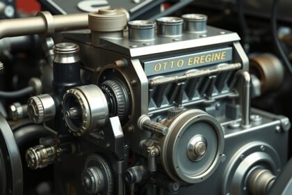 Detailný pohľad na štvortaktný Ottov motor