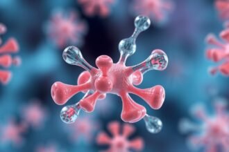 Mikroskopický pohľad na baktérie a ich štruktúru.