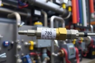 PT100 teplotný senzor v priemyselnej aplikácii