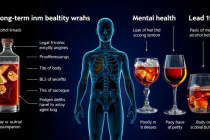 Vplyv dlhodobej konzumácie alkoholu na telo a duševné zdravie.