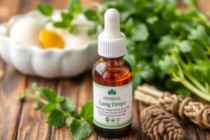 Pľúcne kvapky z bylín na zdravie dýchacích ciest