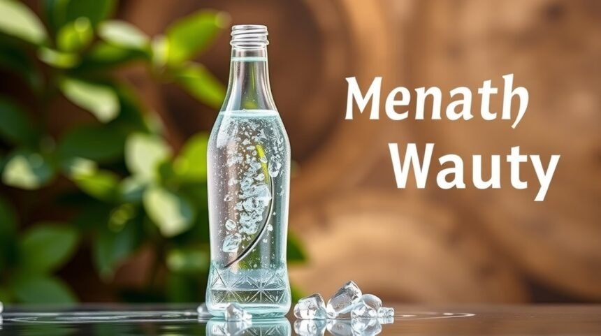 Fľaša minerálnej vody MIRA s jemnými bublinkami