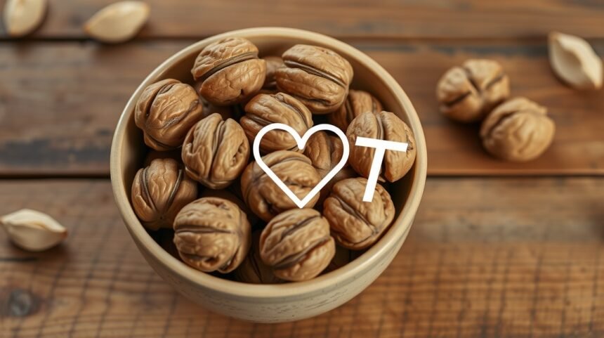 Miska orechov podporujúca mužské zdravie a testosterón