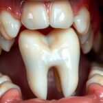 Pohľad na zuby múdrosti v ústnej dutine