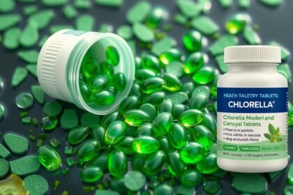 Chlorella tabletky a kapsule na detoxikáciu a zdravie