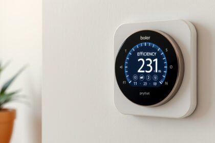 Moderný termostat na kotol pre úsporné kúrenie v domácnosti