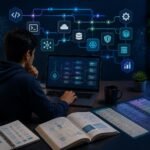 Študent IT plánuje vlastnú študijnú cestu na platforme Dargslan